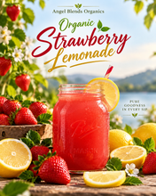 Load image into Gallery viewer, Angels Signature Organic Strawberry Lemonade
